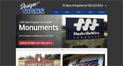 Desktop Screenshot of designsignsinc.com